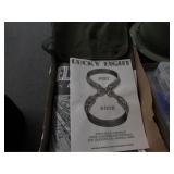 Belt Making Books & Military Pouch w/Contents