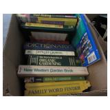Books - Dictionary, Gardening, Riding, Cooking