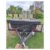 '62 Homemade 20' Landscape Trlr w/ Mesh Tailgate,