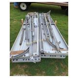 (2) 7' x 9' Metal Garage Doors w/ Hardware