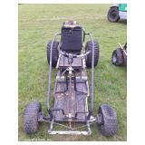 Black 10hp 1-Person Go Cart