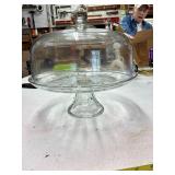cake plate and punch bowl set