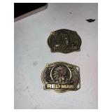 Redman belt buckles