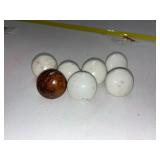 lot of porcelain door knobs
