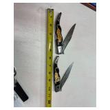 tiger and lion knife pair