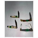 four pocket knives
