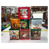 vintage tobacco tins