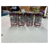 set of 10 coke glasses
