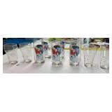 Christmas coke glasses