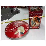 Coke tin and thermometer