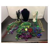 Large assortment of beaded necklaces, great for crafting, see pictures for details.
