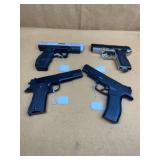 4 ASSORTED BB PISTOLS