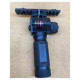 VERTICAL GRIP WITH STROBE LIGHT AND RED LASER