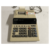Sharp Compet VX – 1652 adding machine, or condition unknown, see pictures for details.
