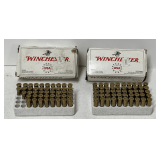 Winchester .38 special ammo, 130 gr. full metal jacket, one box, and one partial box. Tub is not included, see pictures for details.