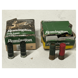 Remington 12 gauge shotgun shells, two boxes, tub is not included, see pictures for details.