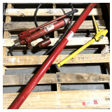 B1...Pallet lot, includes a Blackhawk Porto- Power hand pump, Super VAC door bar, and Extendo-Pole, see pictures for details.