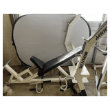 Body Masters incline press, please inspect, no guarantee all parts are there, see pictures or details.