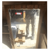 Wood framed occasional mirror, see pictures for details.