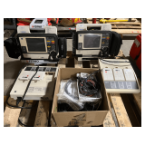 B1...Pallet lot to include defibrillators, batteries with chargers, and more. Working condition unknown on these items, see pictures for details.