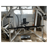 Hammer Strength workout machine. please inspect, no guarantee all parts are there, see pictures for details.