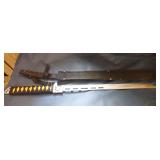 Stainless Steel Blade with Sheath-Blade Measurements in Photos