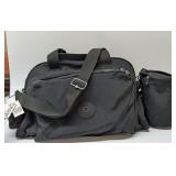 Kipling TM5465 Camama Black Noir Diaper Bag with Bottle Holder