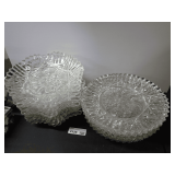 Crystal Fruit Embossed Plate & Bowl Set