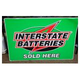 Large Interstate Batteries Advertising Sign