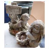 Bunny Yard Decor