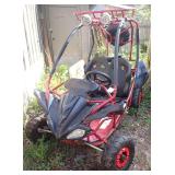 Gas Powered Golf Kart w/ Roll Cage