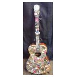 Rokkomann Guitar with Decorative Embellishments