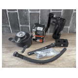 PETTY'S GARAGE OIL CATCH CAN, K&N PERFORMANCE HP-1017 OIL FILTER, PETTY'S GARAGE COOLANT TANK FOR USE WITH FRONT STRUT TOWER BRACE, AND MORE CHALLENGER HIGH PERFORMANCE PARTS