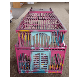 Painted Wood Birdcage - Most recently used for a hermit crab