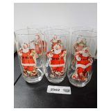 Coca-Cola Santa Claus Drinking Glasses