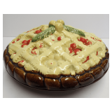 Vintage Ceramic Pie Dish with Lid