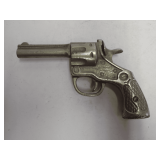 Antique Cap Gun Heavy Metal (Possibly Cast Iron) Revolver Believed to be Smith & Wesson