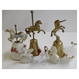 Carousel Horse Figurine and Bell Assortment