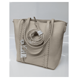 Whipstitch Alabaster Tote Bag