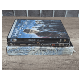 DVDS INCLUDING HARRY POTTER AND THE HALF-BLOOD PRINCE, PIRATES OF THE CARIBBEAN DEAD MAN'S CHEST, AND THE OFFICIAL GUIDEBOOK AMERICA'S RAILROAD AND TRACKS THROUGH TIME