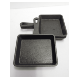 Set of Miniature Cast Iron Serving Pans