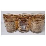 Vintage Declaration of Independence 1776 Bicentennial Drinking Glasses