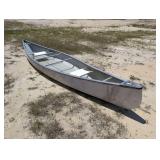 15.5 FT FIBERGLASS CANOE