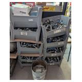 HUGE GROUP OF COMMERCIAL LEVER LOCKSETS AND DOOR HINGES