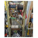 ALL WIRE ON AND ON FLOOR BENEATH RACK MARKED 1203