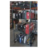 HEAVY DUTY 4 TIER SHELVING UNIT ON LARGE HEAVY DUTY CASTERS *** SPECIAL PICKUP INSTRUCTIONS ***