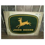 VINTAGE METAL JOHN DEERE SIGN