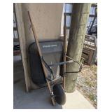 BLUE HAWK STANDARD SIZE WHEELBARROW