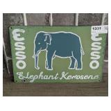 METAL REPRODUCTION ESSO ELEPHANT KEROSENE SIGN