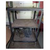 VINTAGE MEDIA CART AND OVERHEAD PROJECTOR